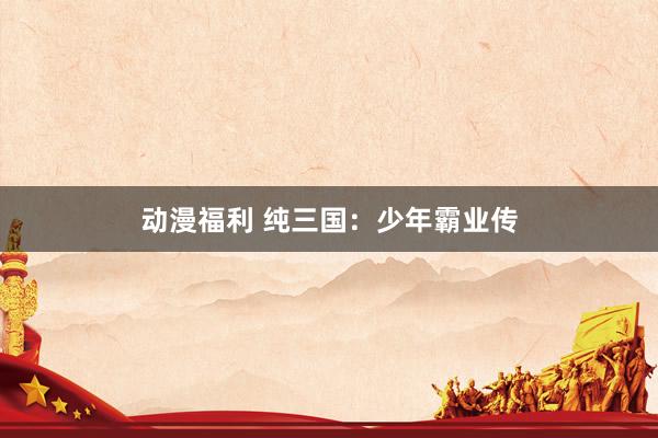 动漫福利 纯三国：少年霸业传