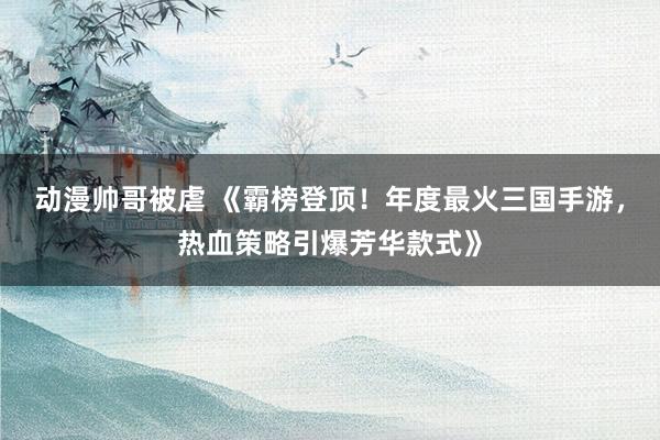动漫帅哥被虐 《霸榜登顶！年度最火三国手游，热血策略引爆芳华款式》
